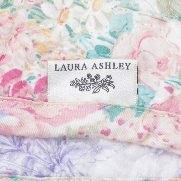 ローラ アシュレイ（LAURA ASHLEY）/エヴァリンガムメドウ柄 水洗いキルトマルチカバー 250×200cm_6