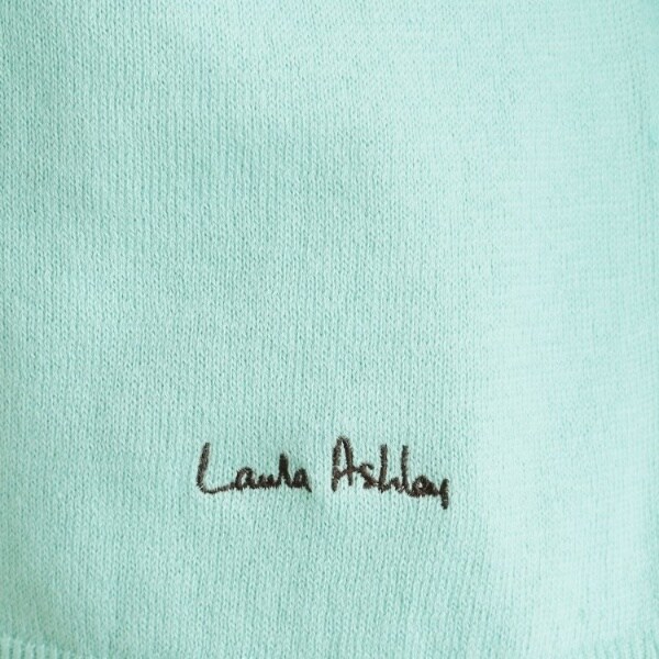 ローラ アシュレイ（LAURA ASHLEY）/【人気デザイン！日本製／ロゴ刺繍入り／ワンマイルウエア】コットン プルオーバーニット_10