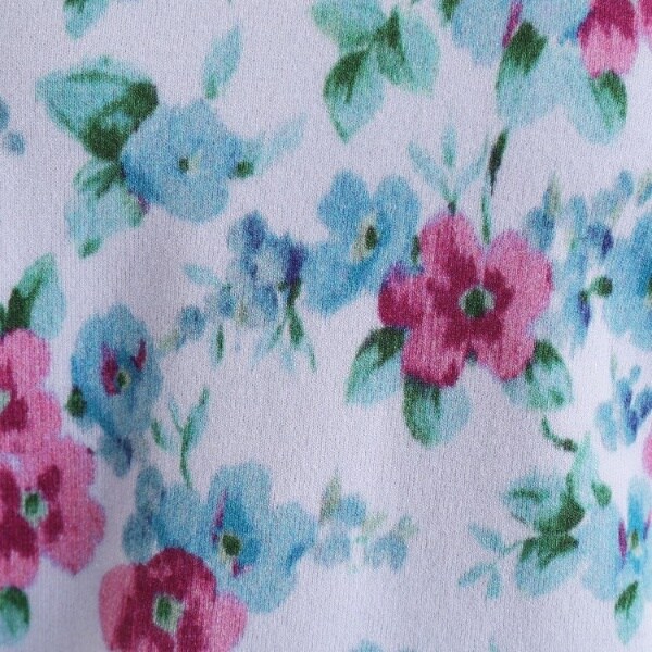 ローラ アシュレイ（LAURA ASHLEY）/【洗える／5分袖／同柄・同素材アイテムあり】フリーサム ヘイズ柄 プリントニット_9