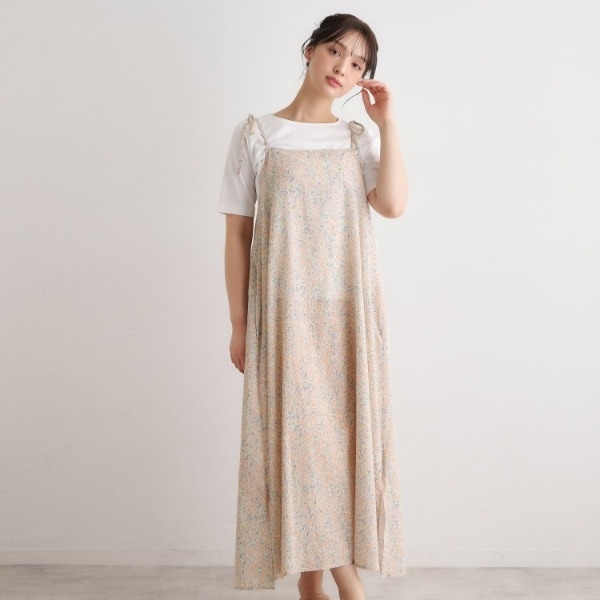 ローラ アシュレイ（LAURA ASHLEY）/【前後2WAY／洗える／肩紐調整可／同柄アイテムあり】ハービー フィールド柄 キャミワンピース