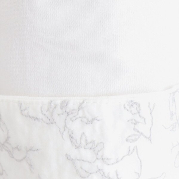 ローラ アシュレイ（LAURA ASHLEY）/【7分袖／コットン100％／見返し刺繍入り／5colors】ハービー フィールド柄プルオーバー