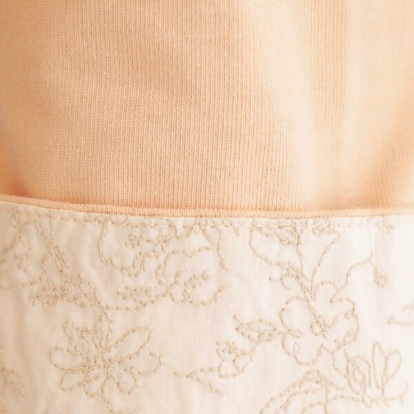 ローラ アシュレイ（LAURA ASHLEY）/【7分袖／コットン100％／見返し刺繍入り／5colors】ハービー フィールド柄プルオーバー
