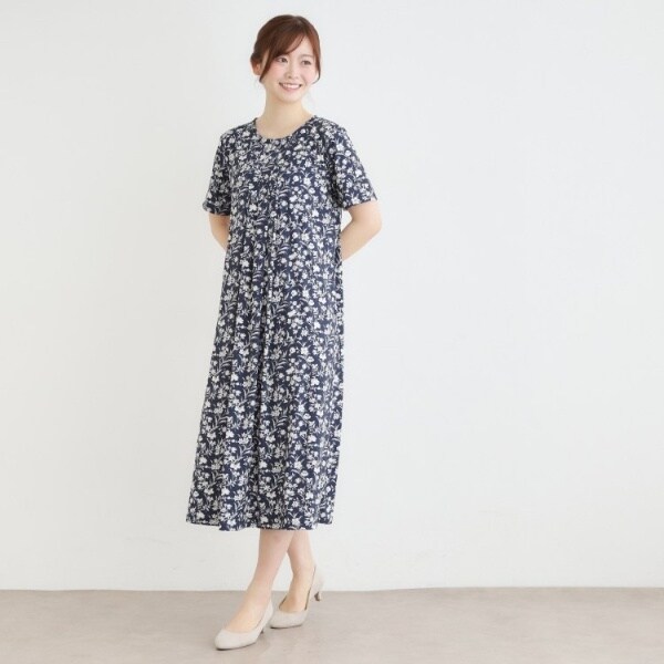 みんみ ローラアシュレイ ローラ アシュレイ LAURA ASHLEY 【洗える／ジャージ素材／同柄