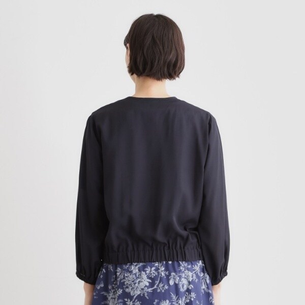 ローラ アシュレイ（LAURA ASHLEY）/【洗える／プラケット刺繍入り／羽織に使える】シアーブルゾン_12