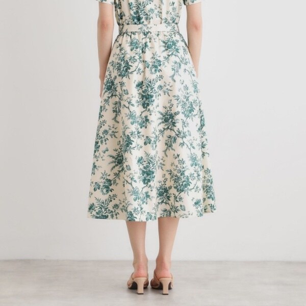ローラ アシュレイ（LAURA ASHLEY）/【洗える／コットン100％／ウエストゴム／3colors】ウォールド ガーデン柄スカート_17