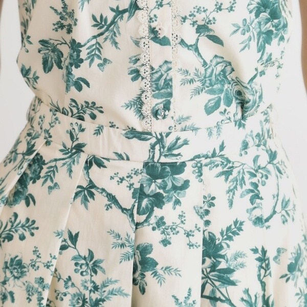 ローラ アシュレイ（LAURA ASHLEY）/【洗える／コットン100％／ウエストゴム／3colors】ウォールド ガーデン柄スカート_19