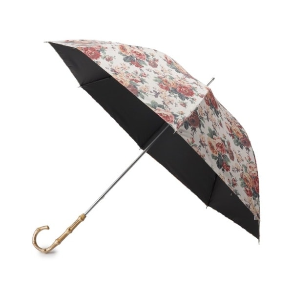 ローラ アシュレイ（LAURA ASHLEY）/【UVカット遮熱効果晴雨兼用】エレンボロー ローズ柄 長傘