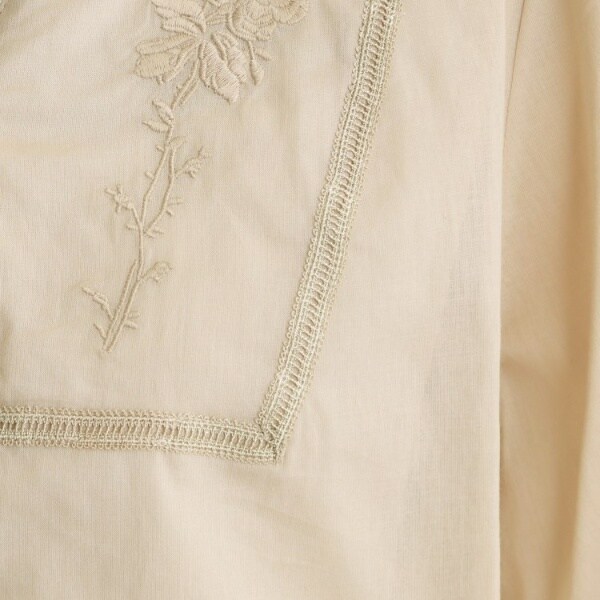 ローラ アシュレイ（LAURA ASHLEY）/【洗える／コットン100％】ヨーク刺繍ブラウス_5
