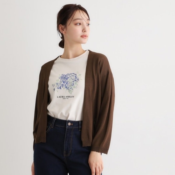 【NEW】ローラ アシュレイ（LAURA ASHLEY）/【UVカット】トッパーカーディガン