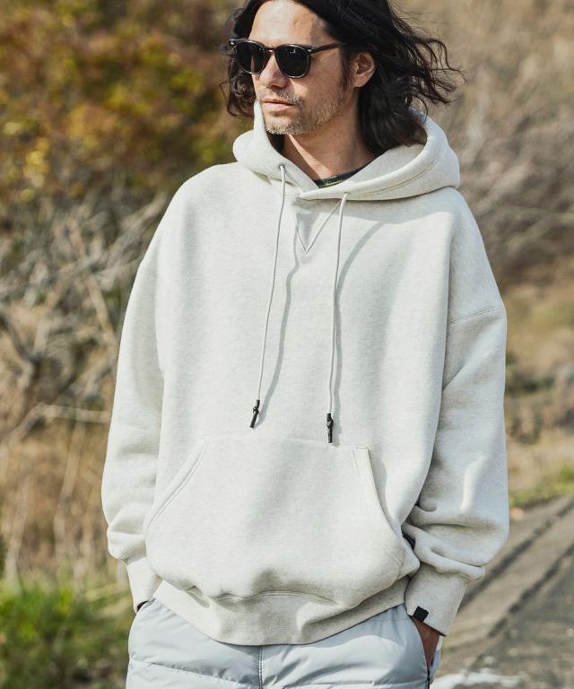 プラスフェニックス（plus phenix）/+phenix ヘビーウェイト スウェット フーディー 蓄熱保温