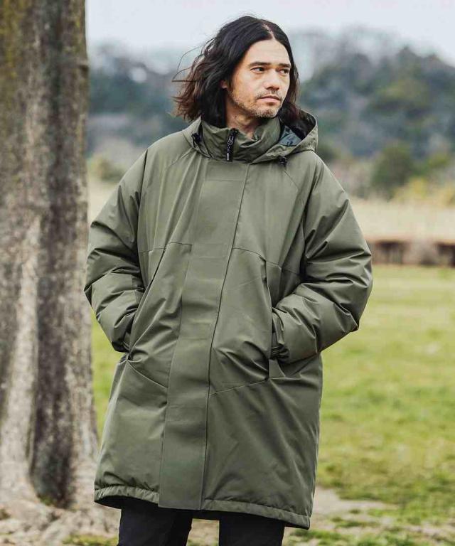 phenix フェニックス　ポンチョ　コート プラスフェニックス（plus phenix）/ +phenix L−7 DOWN COAT ダウン
