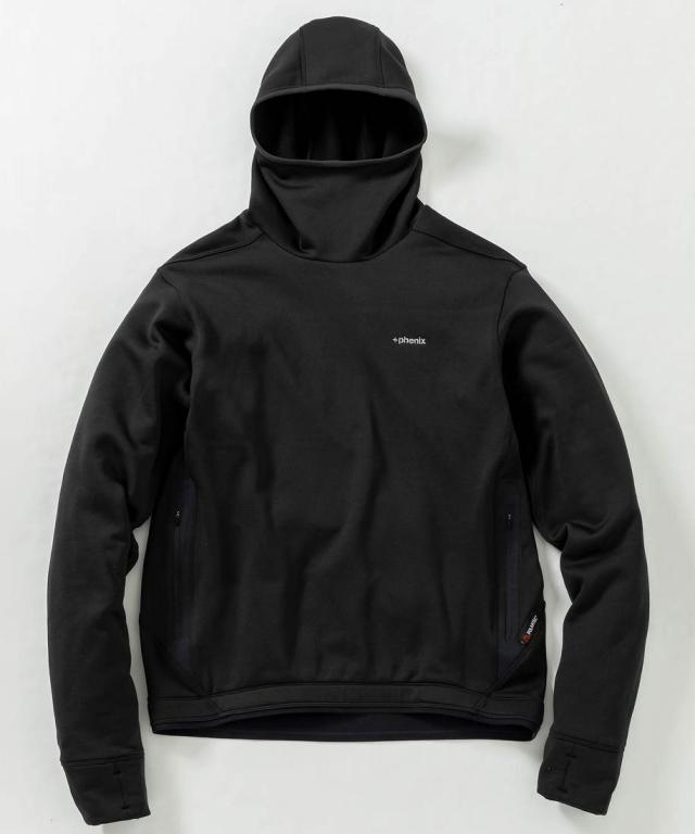 プラスフェニックス（plus phenix）/ +phenix POWER STRETCH PULL OVER HOODYプルオーバー フーディー