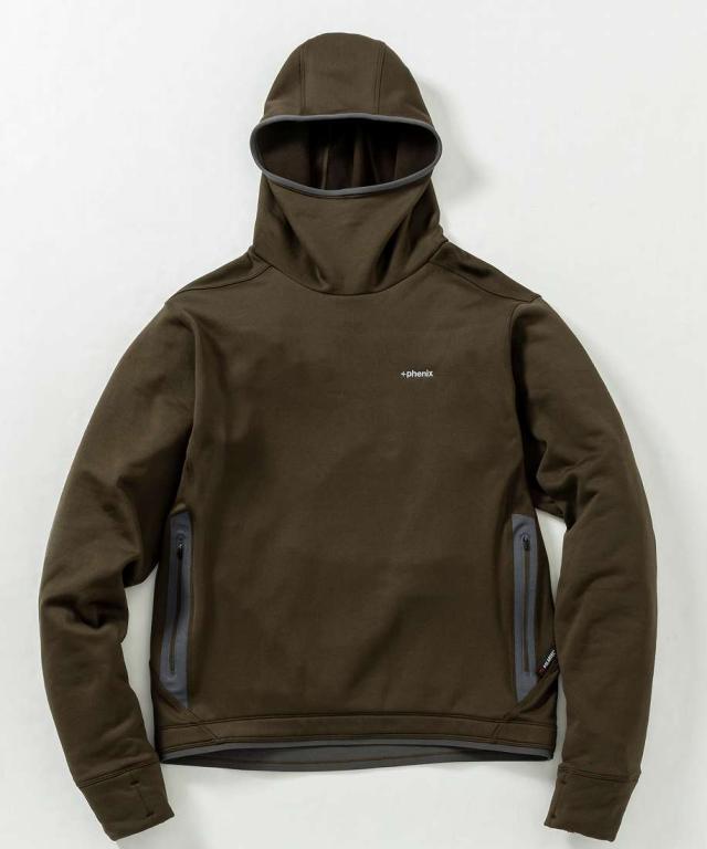 プラスフェニックス（plus phenix）/ +phenix POWER STRETCH PULL OVER HOODYプルオーバー フーディー_10
