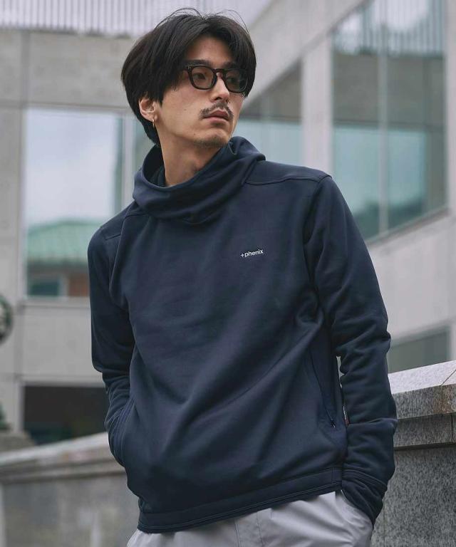 プラスフェニックス（plus phenix）/ +phenix POWER STRETCH PULL OVER HOODYプルオーバー フーディー_6