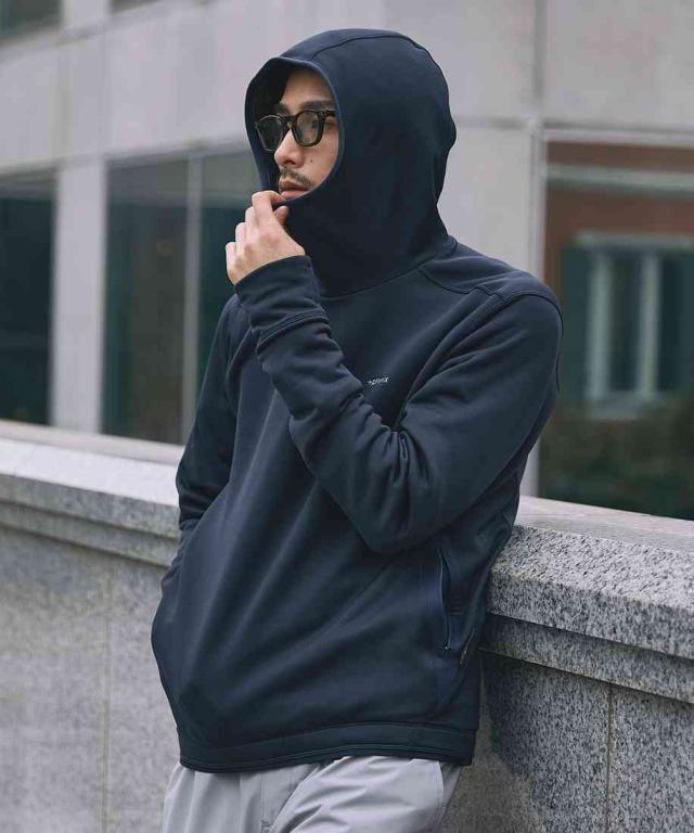 プラスフェニックス（plus phenix）/ +phenix POWER STRETCH PULL OVER HOODYプルオーバー フーディー_8
