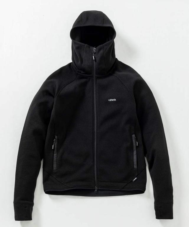 プラスフェニックス（plus phenix）/ +phenix MELANGE FLEECE ZIP UP HOODY フーディー
