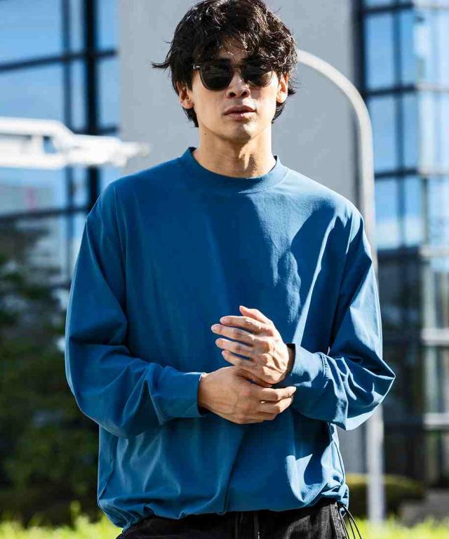 プラスフェニックス（plus phenix）/ +phenix ドライドローコードロングスリーブTシャツ(吸水速乾 / UPF50＋)_6