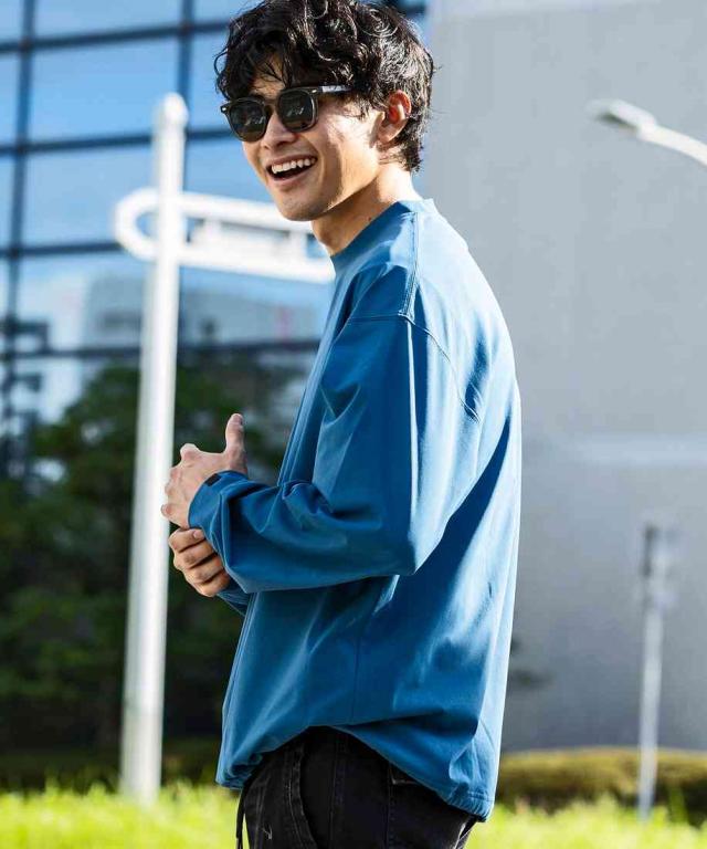 プラスフェニックス（plus phenix）/ +phenix ドライドローコードロングスリーブTシャツ(吸水速乾 / UPF50＋)_7