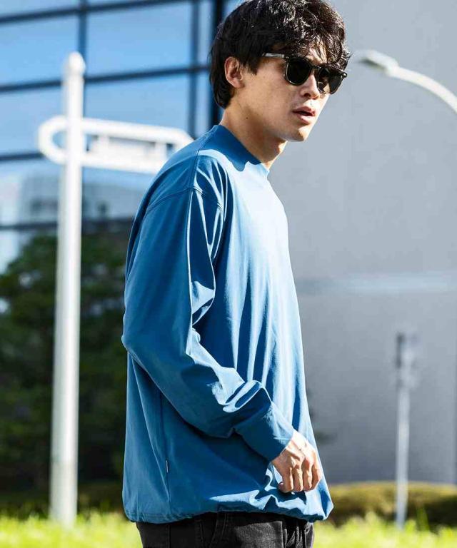 プラスフェニックス（plus phenix）/ +phenix ドライドローコードロングスリーブTシャツ(吸水速乾 / UPF50＋)_9