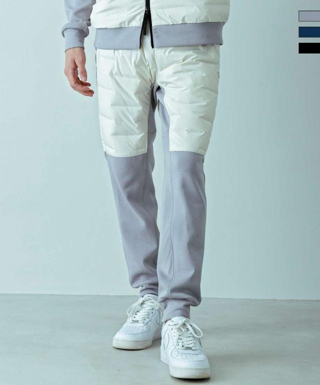 プラスフェニックス（plus phenix）/ +phenix ハイブリッドダウンパンツ