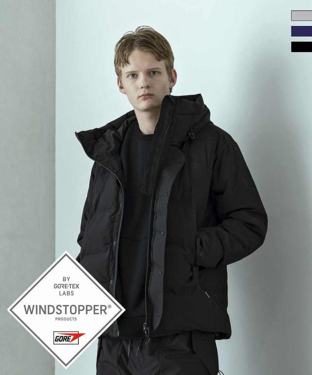 プラスフェニックス（plus phenix）/ +phenix フューズドキルティングダウンジャケット ウィンドストッパー