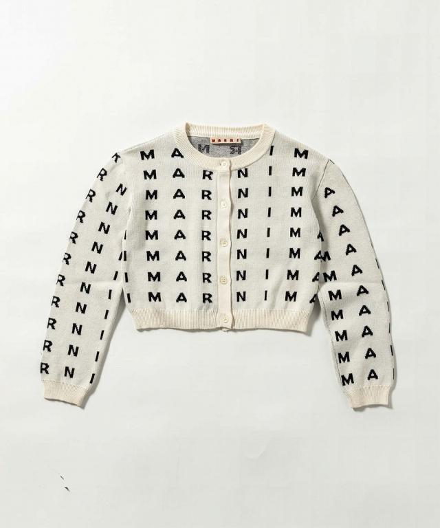 マルニ（maruni）/MARNI(マル二)Kids & Junior ブランドロゴニットカーディガン その他子供服（トップス）