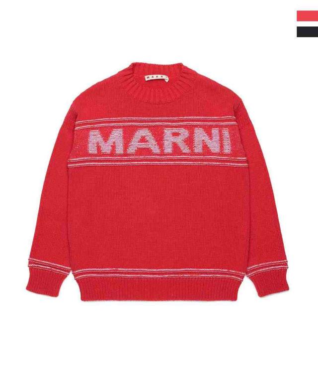 マルニ（marni）/MARNI(マルニ)Kids & Junior ブランドロゴニット