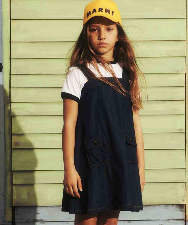 【NEW】マルニ（marni）/MARNI Kids & Junior ノースリーブデニムワンピース
