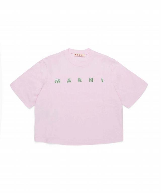 【NEW】マルニ（marni）/MARNI Kids & Junior ブランドロゴ半袖Tシャツカットソー