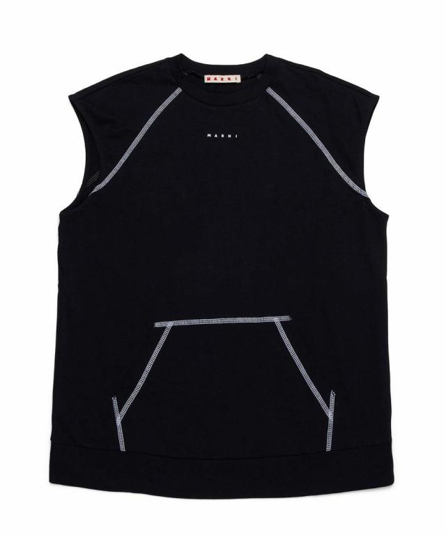 マルニ（marni）/MARNI Kids &amp; Junior ワンポイントブランド半袖Tシャツカットソー