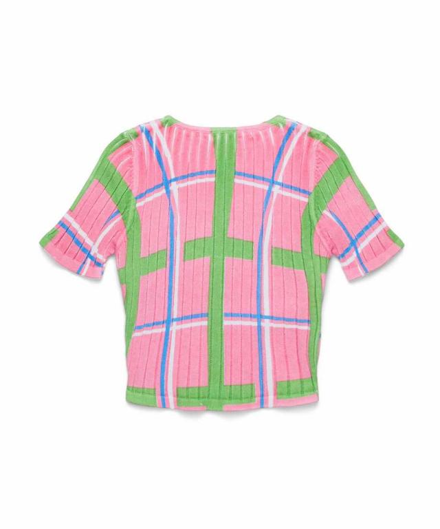 マルニ（marni）/MARNI Kids &amp; Junior チェック半袖ニット_2