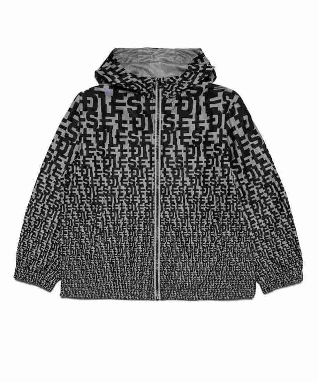 ディーゼル（DIESEL）/DIESEL(ディーゼル)Kids &amp; Junior ブランドロゴ総柄ジップアップジャケット