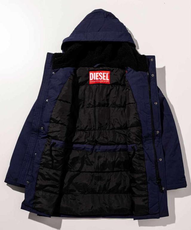 ディーゼル（DIESEL）/DIESEL フーデッド ジャケットコート_10