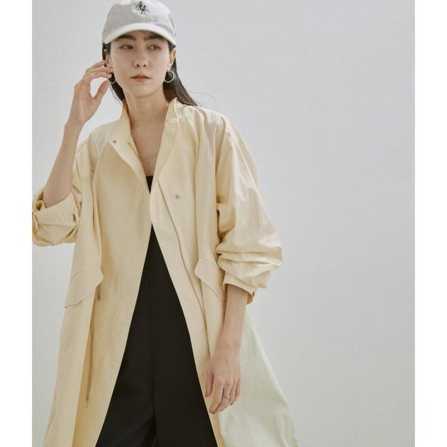 アダムエロペ モッズコート サステナブル・WEB限定】スタンドカラー