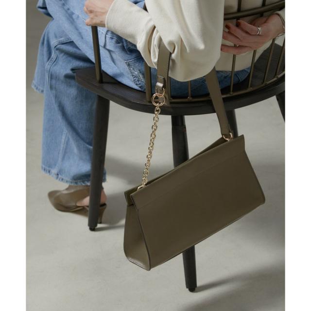 サロン アダム エ ロペ（SALON adam et rope’ ）/【2WAY】レザースクエアチェーンクラッチショルダーバッグの通販は
