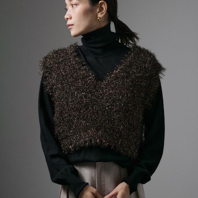 国内発・関税込【KAREN MILLEN】クリスタル刺繍ブレザードレス