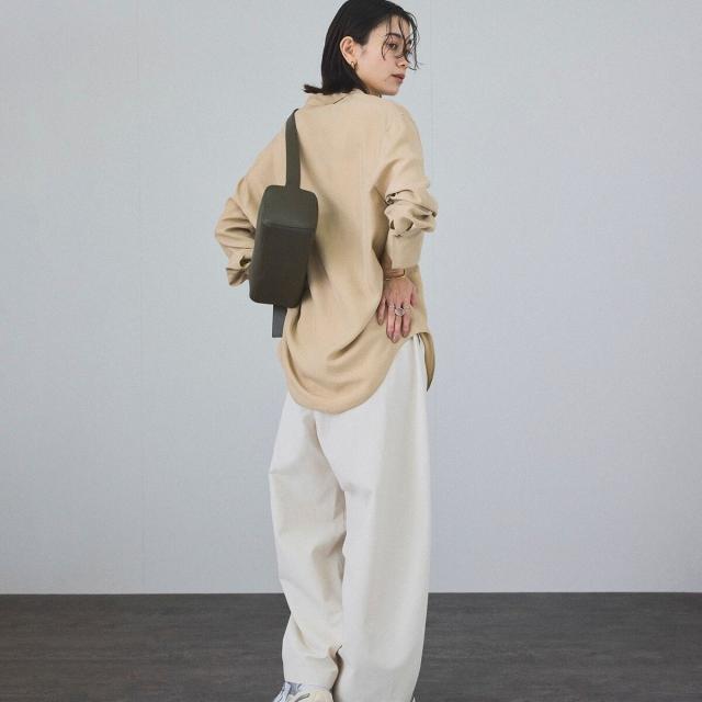 サロン アダム エ ロペ（SALON adam et rope’ ）/[25SS]GENTLE SILK シャツ【セットアップ対応】_6