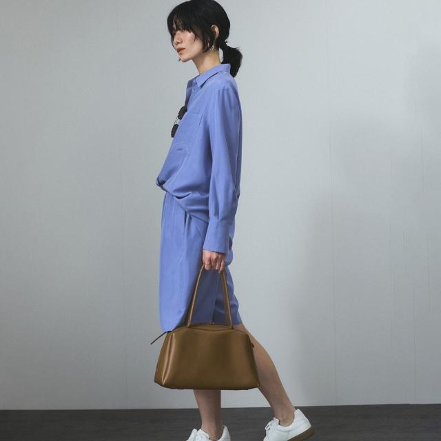 サロン アダム エ ロペ（SALON adam et rope’ ）/[25SS]GENTLE SILK シャツ【セットアップ対応】_14