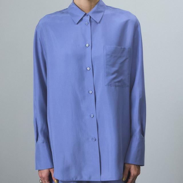 サロン アダム エ ロペ（SALON adam et rope’ ）/[25SS]GENTLE SILK シャツ【セットアップ対応】_18