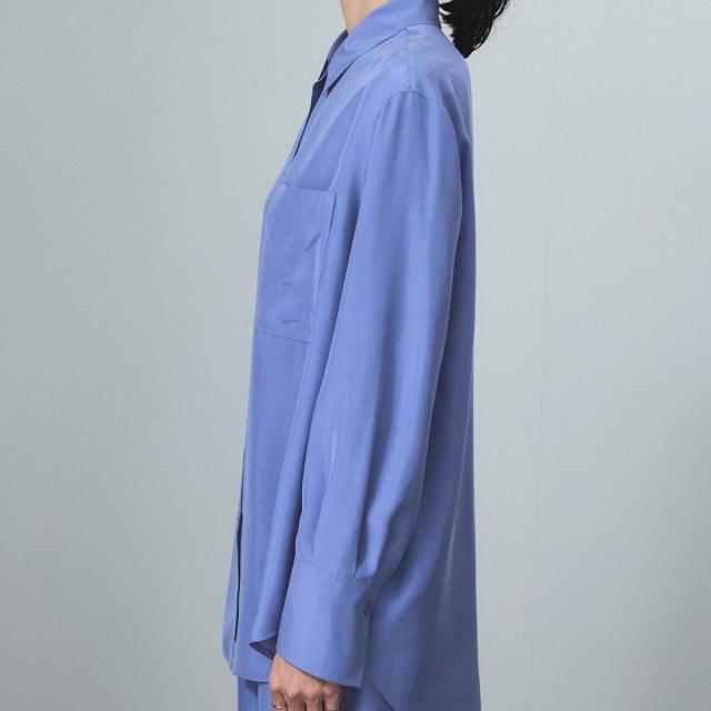サロン アダム エ ロペ（SALON adam et rope’ ）/[25SS]GENTLE SILK シャツ【セットアップ対応】_19