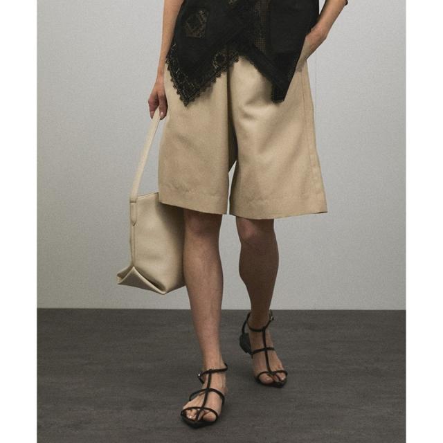 サロン アダム エ ロペ（SALON adam et rope’ ）/[25SS]GENTLE SILKショートパンツ【セットアップ対応】