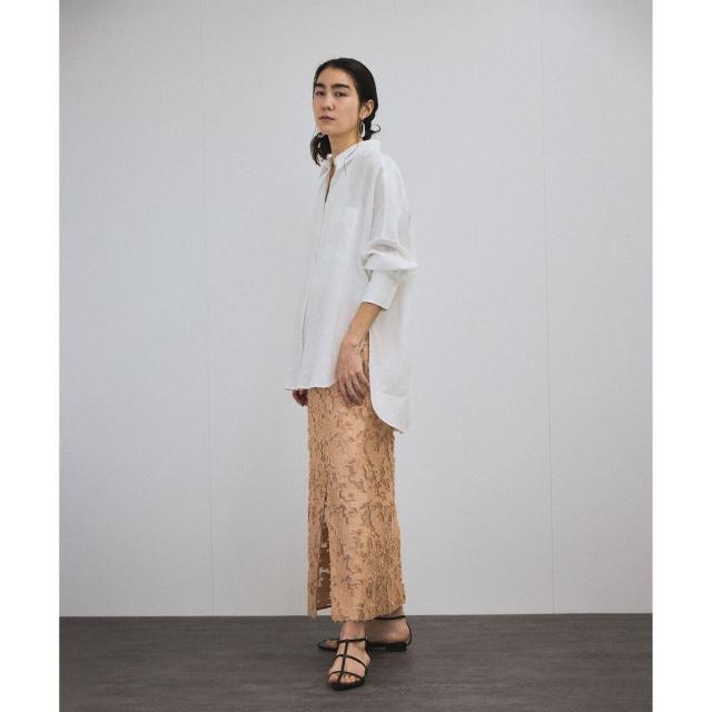 サロン アダム エ ロペ（SALON adam et rope’ ）/リネンオーバーシャツ［GENTLE LINEN］_6