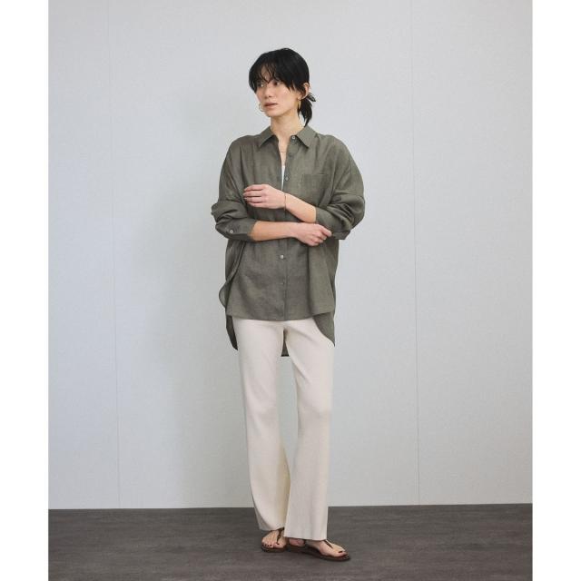 サロン アダム エ ロペ（SALON adam et rope’ ）/リネンオーバーシャツ［GENTLE LINEN］_18