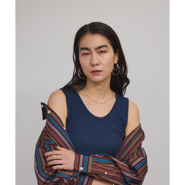 サロン アダム エ ロペ（SALON adam et rope’ ）/Hug Silk ラウンドネックタンクトップ