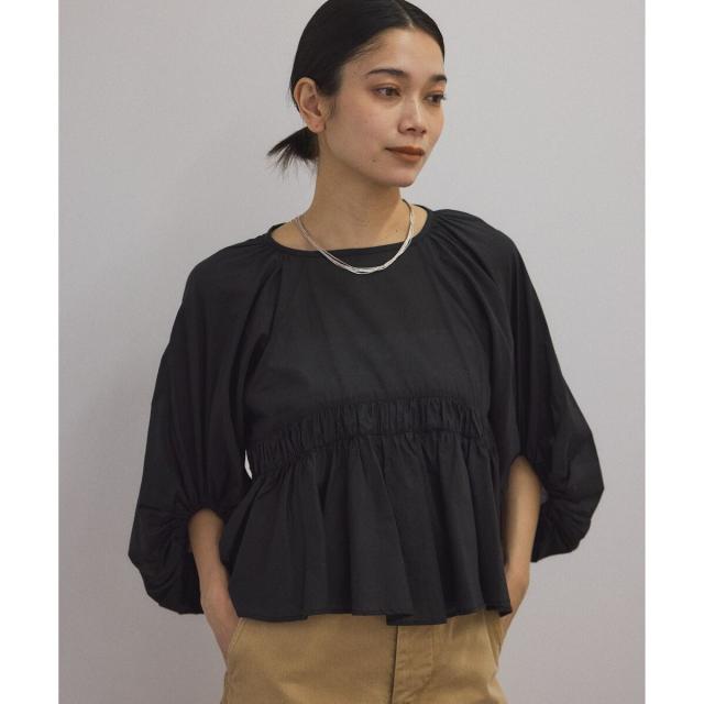 サロンアダムエロペ　ブラウス ZOZOTOWN限定】チュニックペプラムブラウス（シャツ/ブラウス