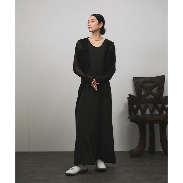 サロン アダム エ ロペ（SALON adam et rope’ ）/シアーメッシュフードボレロ_4