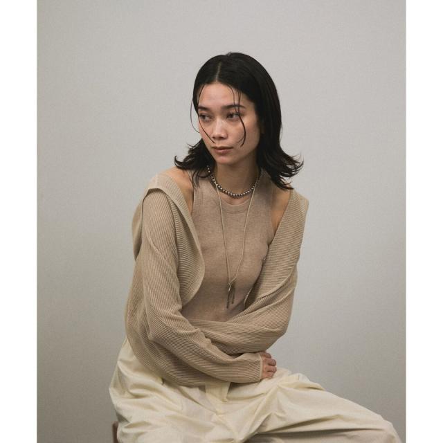 サロン アダム エ ロペ（SALON adam et rope’ ）/シアーメッシュフードボレロ_11