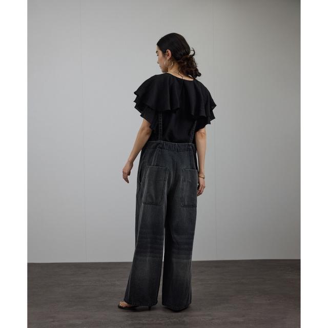サロン アダム エ ロペ（SALON adam et rope’ ）/シルクブレンドラッフルカラーブラウス_9