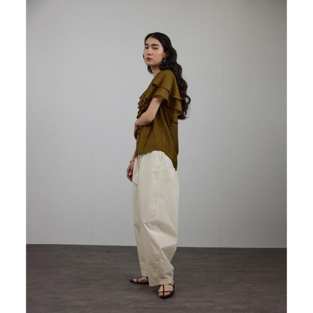 サロン アダム エ ロペ（SALON adam et rope’ ）/シルクブレンドラッフルカラーブラウス_17