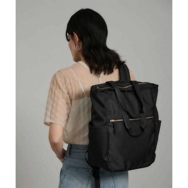 サロン アダム エ ロペ（SALON adam et rope’ ）/【WEB限定】ポシェット付き2WAYリュックトート［ユニセックスで使える・軽量・A4］